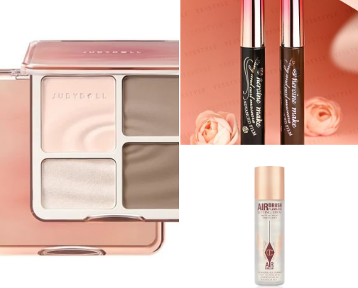 makeup products that i have on rotation 🔄 cover photo collage