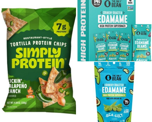 Top High Protein Snacks from Target and Amazon cover photo collage