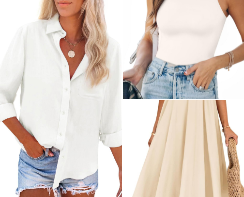 Dallas in May outfit ideas cover photo collage