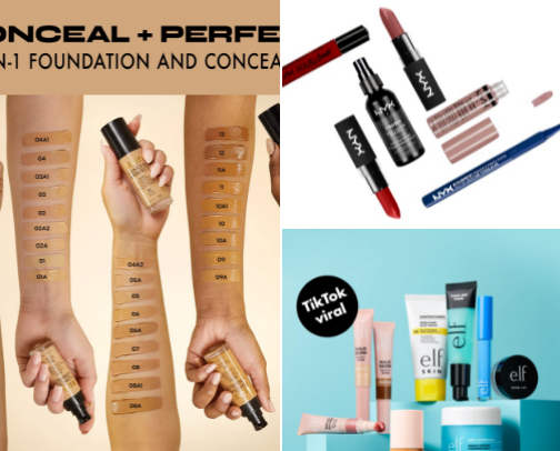 AFFORDABLE MAKEUP cover photo collage