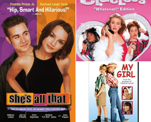 My favorite 90s movies cover photo collage