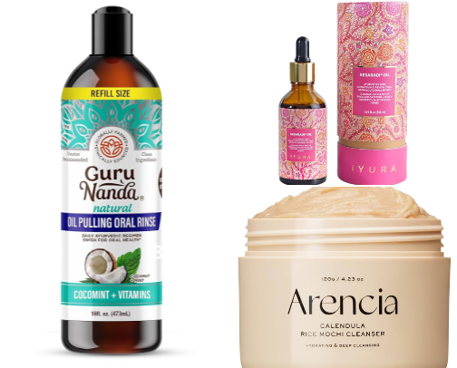 Health & skincare cover photo collage