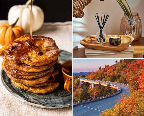 All Things Fall 🍂 2025: Epic Foliage Spots, Cozy Recipes, Halloween Inspo & Weekend Adventures cover photo collage