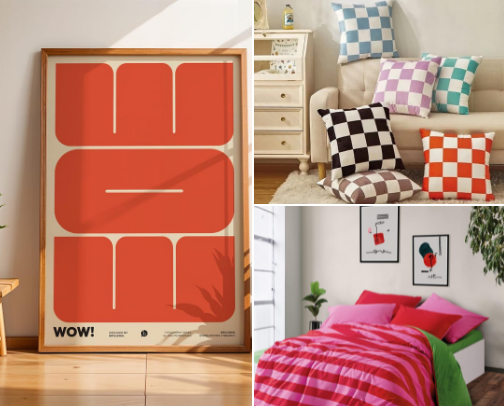 Vibey, Cozy Studio/Tiny Apartment Essentials cover photo collage