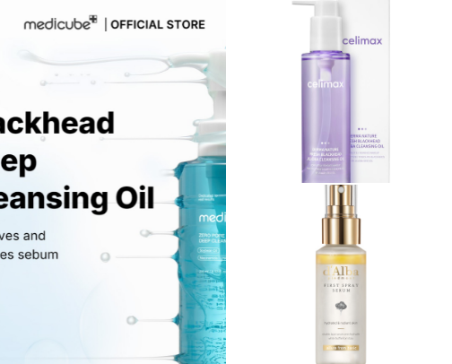 skincare favorites of 2026 🩵 cover photo collage