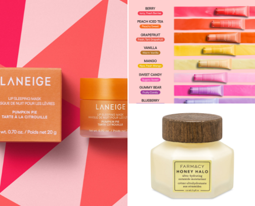 Beauty products cover photo collage