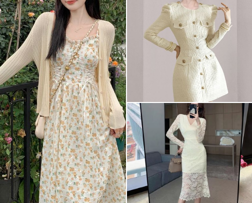 Korean Dress Inspo - Soft & Chic cover photo collage