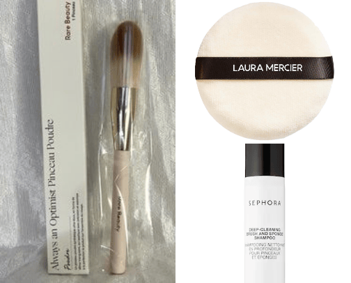 Makeup Brushes/blenders cover photo collage