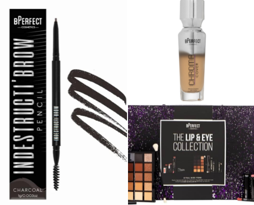 Beauty products for women over 50 cover photo collage