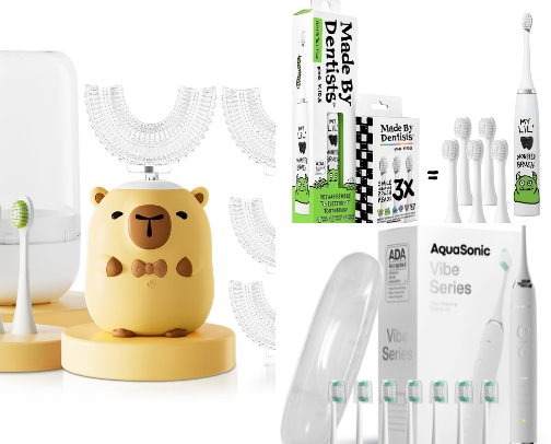 Best Electric Toothbrushes for Kids with Sensitive Teeth cover photo collage