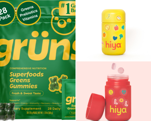 Vitamins & supplements cover photo collage