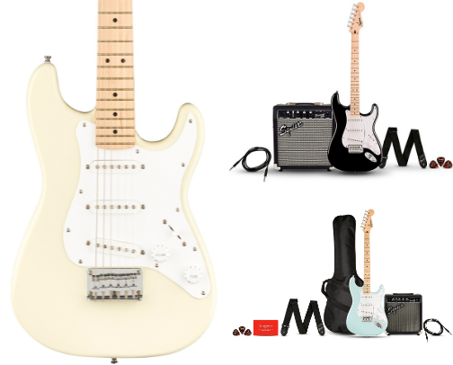 Rock Guitar Starter Kit: Essential Gear for Beginners Who Want to Get Loud Without Draining Your Bank Account. cover photo collage