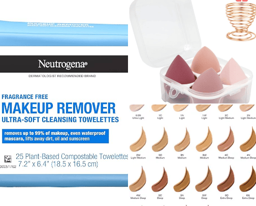Holy grail beauty products to have cover photo collage