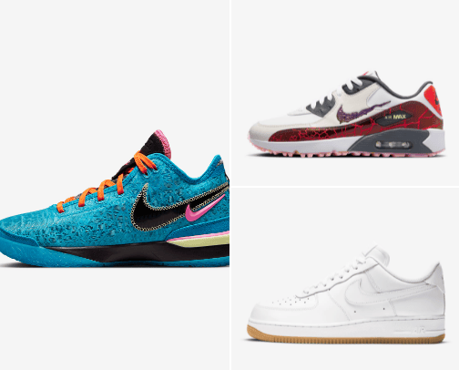 Sneakers for man cover photo collage