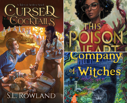 My favourite cosy book recs cover photo collage