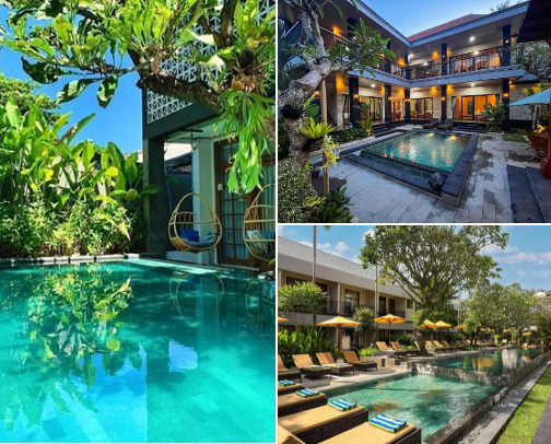 Hotel price recommendations for visiting Indonesia in Bali cover photo collage