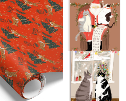 Christmas Cards & Gift Wrap cover photo collage
