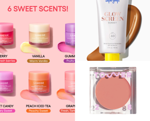 My favorite beauty recs cover photo collage