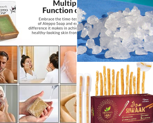 Natural (no chemical) ancient hygiene for the girls tired of modern hygiene filled with chemicals cover photo collage