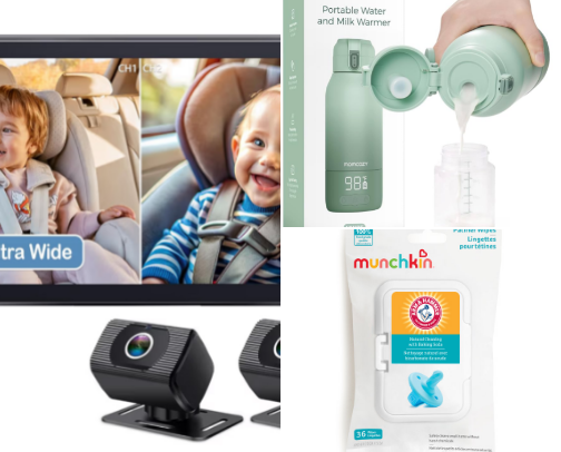Car Essentials for Moms of 2 Under 2: What I Always Keep in My Car cover photo collage