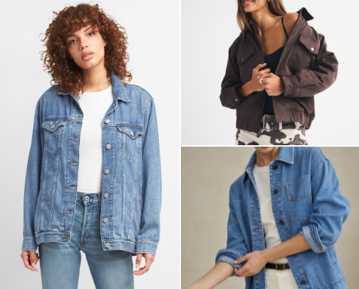 Fall jackets cover photo collage