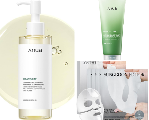 Korean Skincare Favs cover photo collage