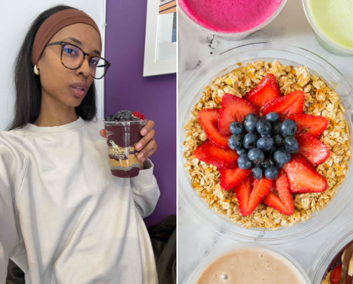 ACAI + SMOOTHIES cover photo collage