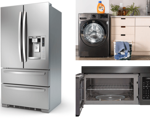 Appliances cover photo collage