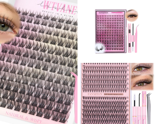 My False Lash Products cover photo collage