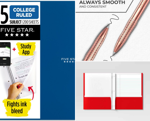 Target Back To School Essentials cover photo collage