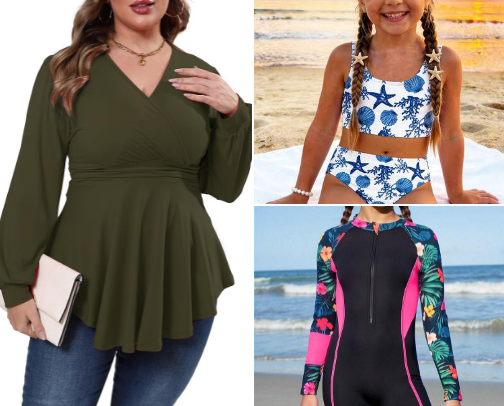 Plus Size Curvy Tops cover photo collage