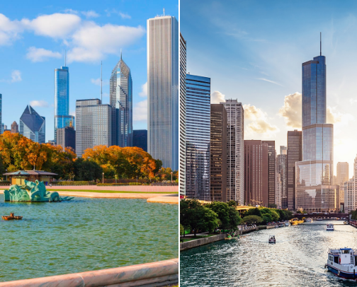 Exploring the Chi-Town Charm and suburbs ✨ cover photo collage