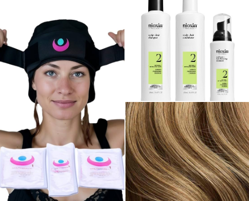 Dealing with fine hair or post-cancer regrowth? These saved my scalp and brought my hair back. cover photo collage