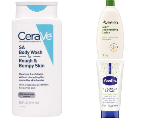 Body Care for Normal to Dry Skin cover photo collage