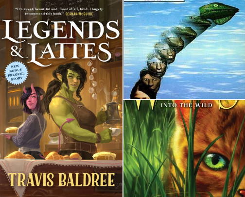 Fantasy, Sci-Fi and Talking Animal Book Recs cover photo collage
