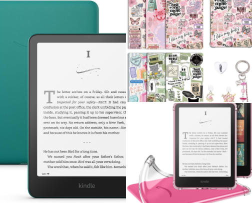 Kindle and Accessories cover photo collage