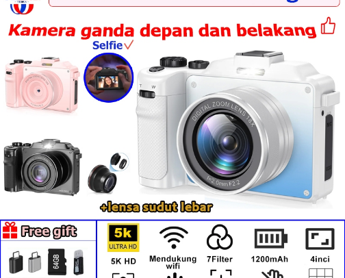 Retro-Style Camera for Modern Creators cover photo collage