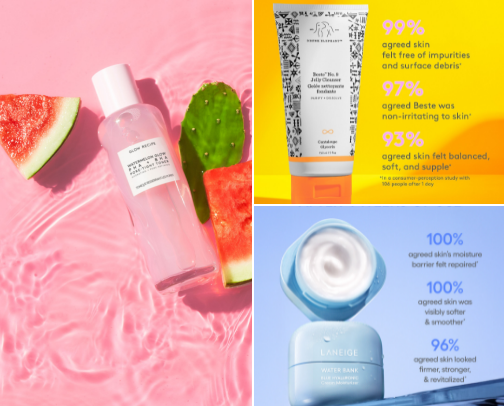 The Glowy Routine: Viral TikTok Skincare & Beauty Essentials. cover photo collage