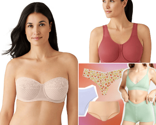 Intimate apparel cover photo collage