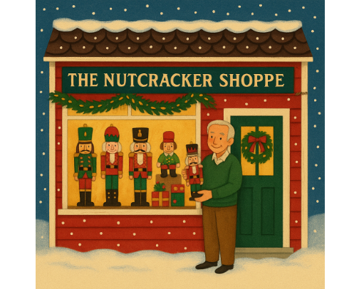 Christmas Town: The Nutcracker Shoppe cover photo collage