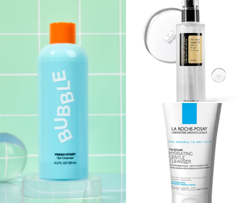dry skin skincare favs!! cover photo collage