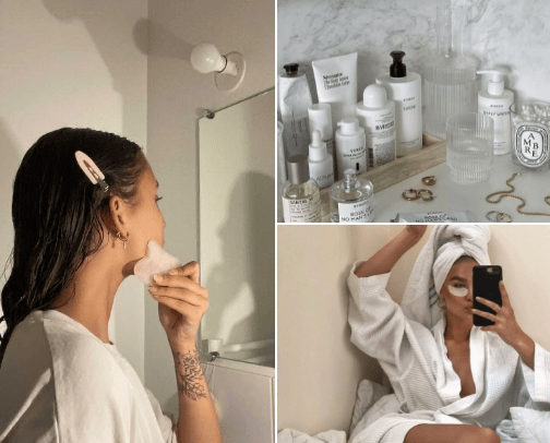 Skincare✨ cover photo collage