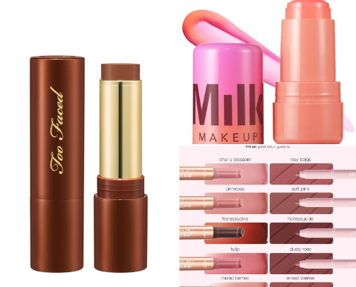 Day 2 day & night out make up products cover photo collage