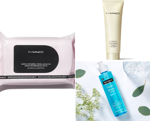 Go- to products when removing a makeup look!✨🧴(Makeup-Aftercare) cover photo collage