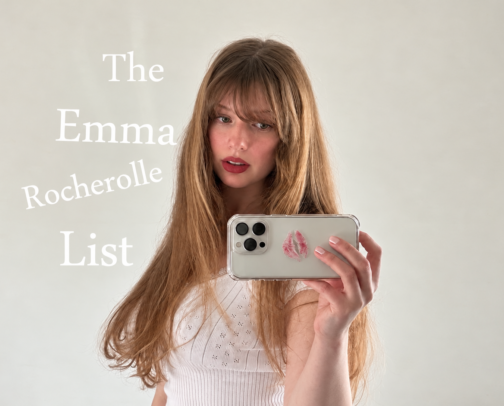 The Emma Rocherolle List cover photo collage