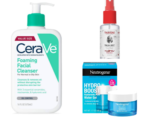 Travel Skincare Kit for Oily Skin (Under $20) cover photo collage