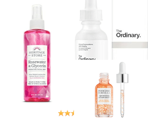 Skincare Favourites🧖‍♀️ cover photo collage
