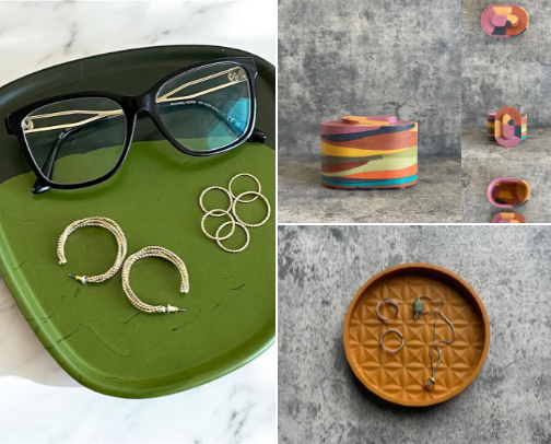 Jesmonite Decor | Handmade cover photo collage