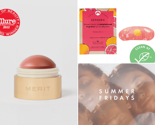 clean beauty cover photo collage