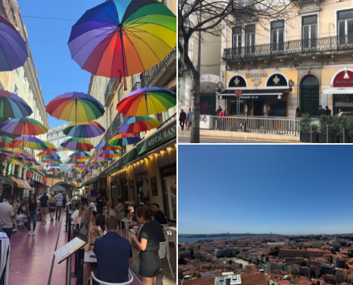 Lisbon, Portugal cover photo collage